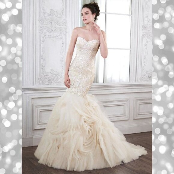 NWT Maggie Sottero Wedding Gown 5MS162 Paulina - Picture 2 of 6